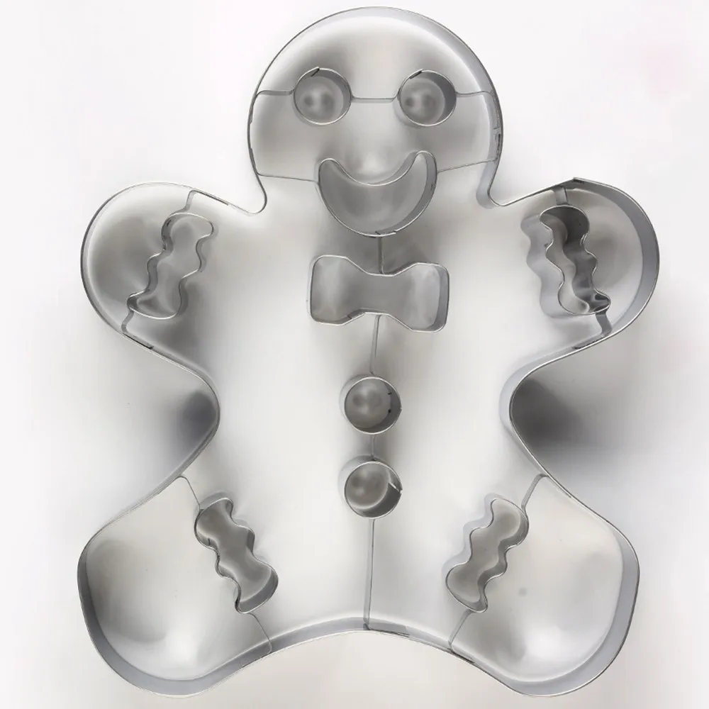 Кухонные инструменты для выпечки стерео Пряничный человечек форма печенья из