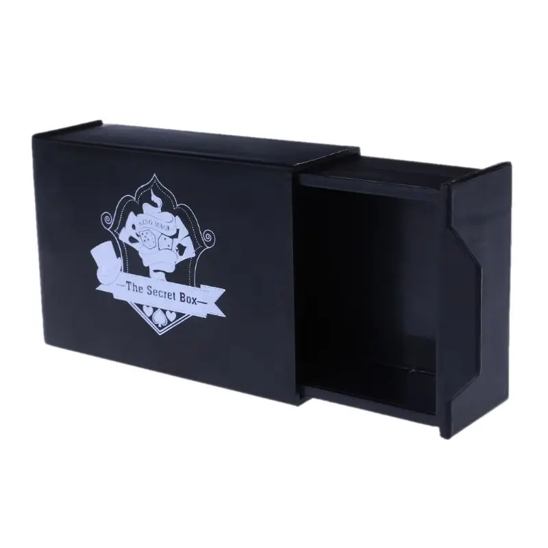 Cool Magic Black Box Vanished Box Puzzle Box Magic Tricks Surprise Box Kids Toy 