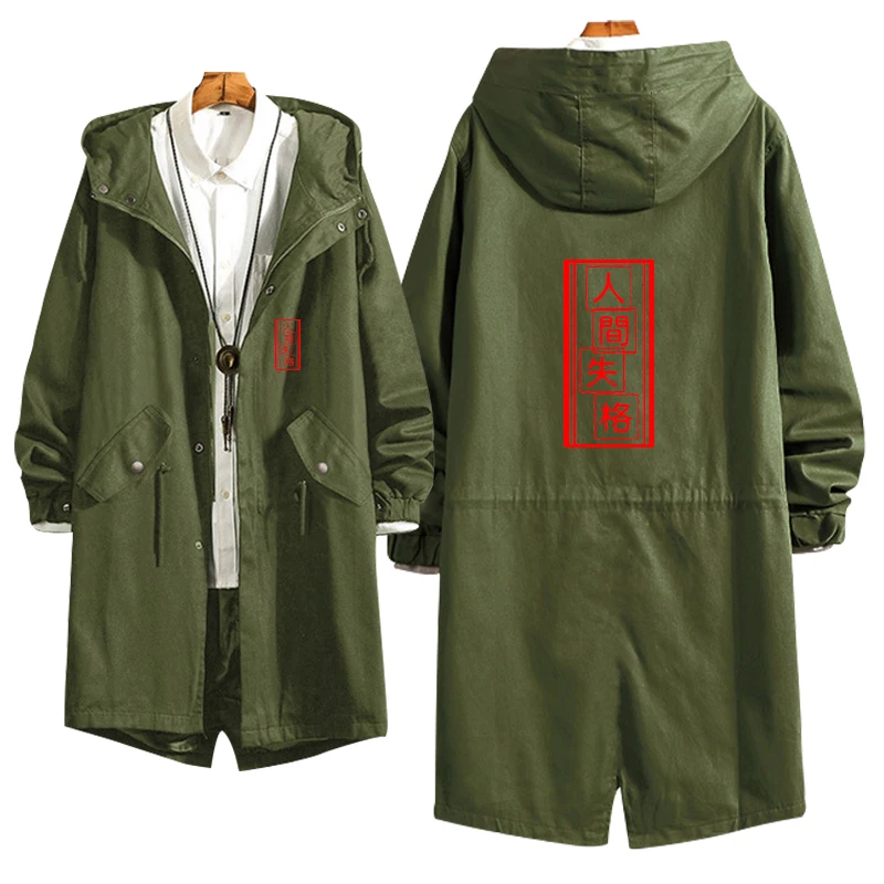 Тонкая крутая длинная куртка для косплея с японским аниме Бунго пальто