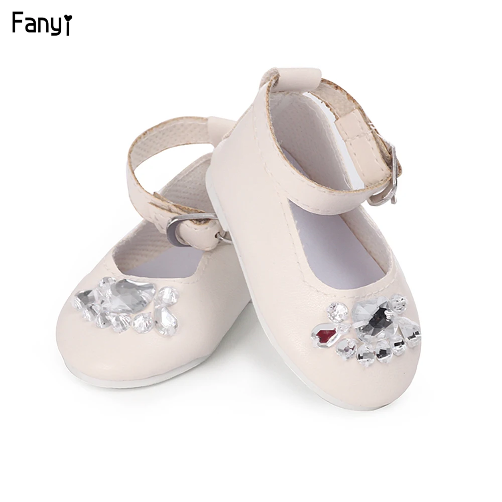 Аксессуары для игрушек кожаная обувь с бриллиантами золотистая серебряная и