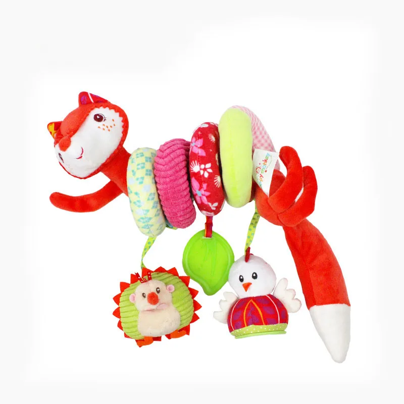 Детские игрушки радио няня Погремушки для новорожденных кровать вокруг лисы