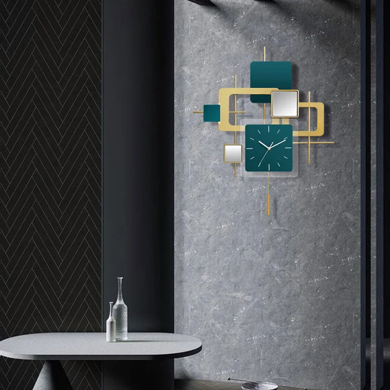 

Luxury Simple Wall Clock European Style Creative Stylish Minimalist Art Clock Living Room Relogio Cozinha Home Decor QAB50WC