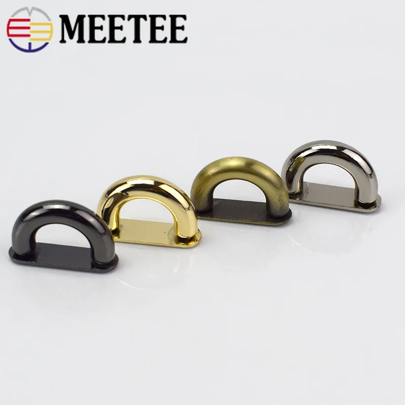 20 шт. металлические пряжки для сумок Meetee D образное кольцо модная АРКА мост с