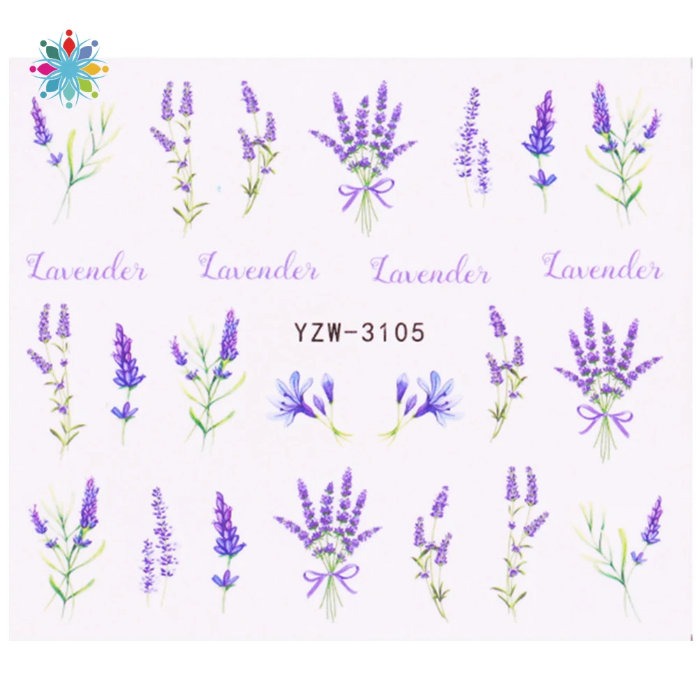 Наклейки для дизайна ногтей дизайн водяные знаки наклейки красивый