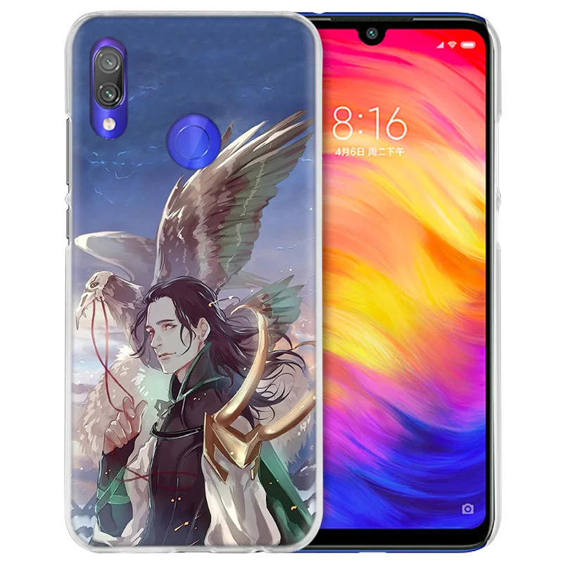 Чехол для Xiaomi Redmi Note 7 7A фотоаппаратов моментальной печати 7S 6 6A 5 Y3 K20 mi 8 до 9 лет CC9 CC9E A1 A2 A3 играть F1 Lite Pro Plus герой Marvel Локи