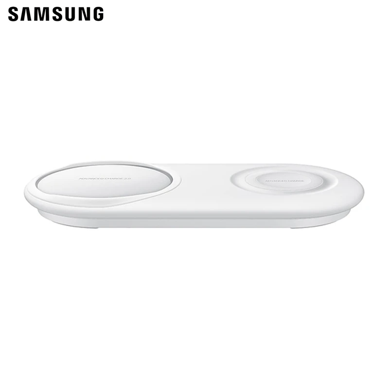 Samsung Оригинальное Беспроводное зарядное устройство Duo Pad EP-P5200 для Galay S10 S10 X S10+ S10 Plus S9 gear S2 S3 Note 10 Note 8 iPhone Xs