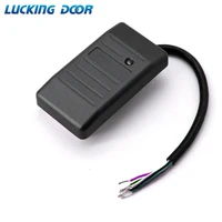 waterproof 125khz rfid card reader wiegand 26 34 card reader led indicators rfid em id card access control reade for hid cardr