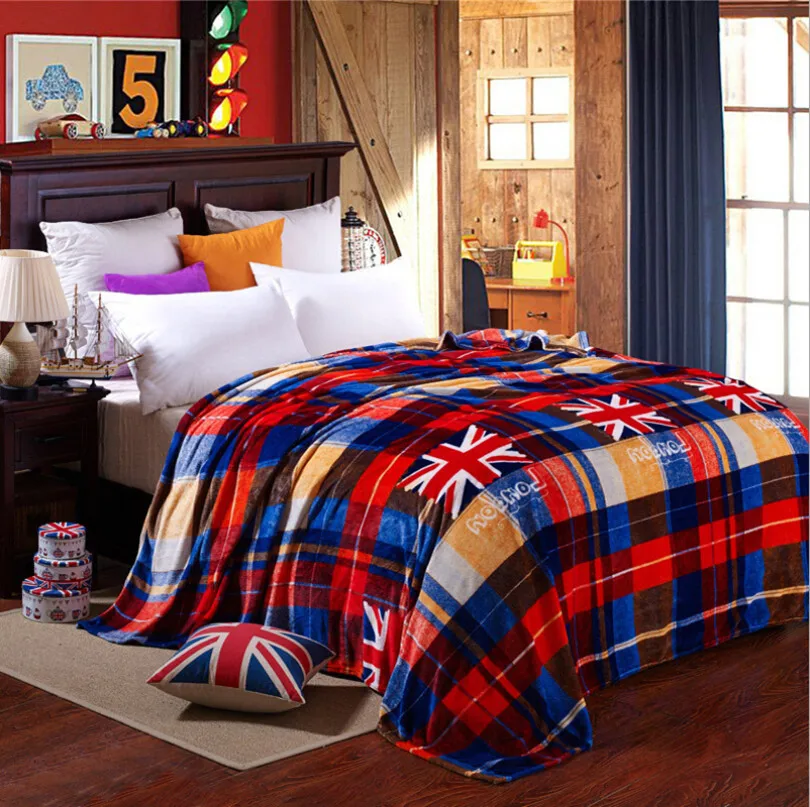 

2019 Thick winter blanket coral fleece blankets warm flannel sheets blankets single double fleece blanket Bedclothes bed linings