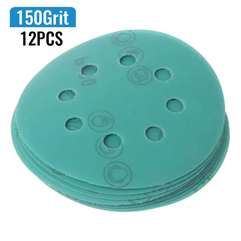 

Hook And Loop Sandpaper Polyester Film Sanding Set Tools Wet Dry 125mm