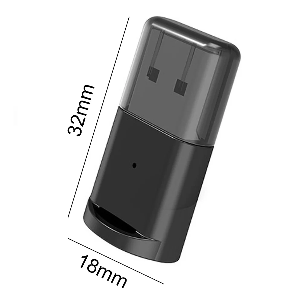 

B53 USB Bluetooth 5,0 передатчик беспроводной 2,402 ГГц-2,480 ГГц светодиодный индикатор аудио адаптер для гарнитуры Поддержка A2DP/ AVRCP/ HFP