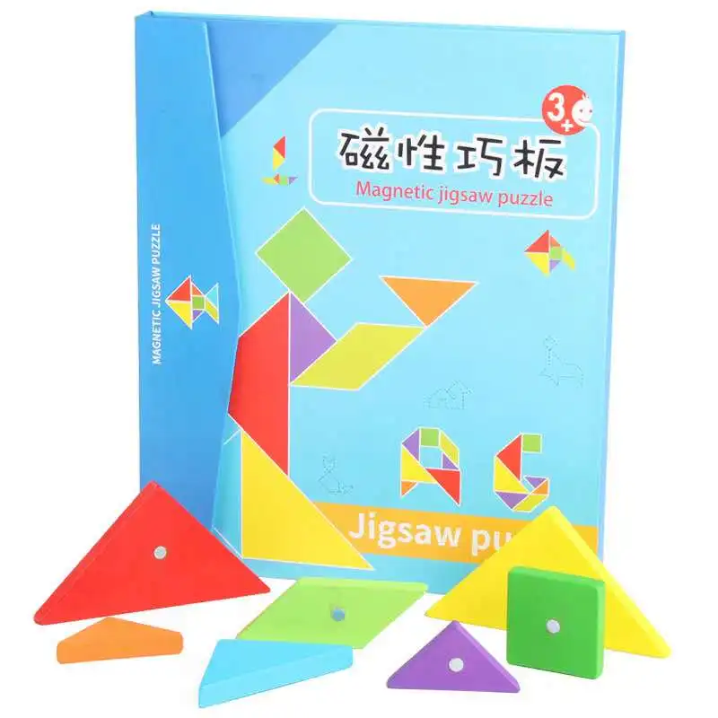 Дошкольное Раннее Обучение обучающий Детский пазл магнитный детские игрушки