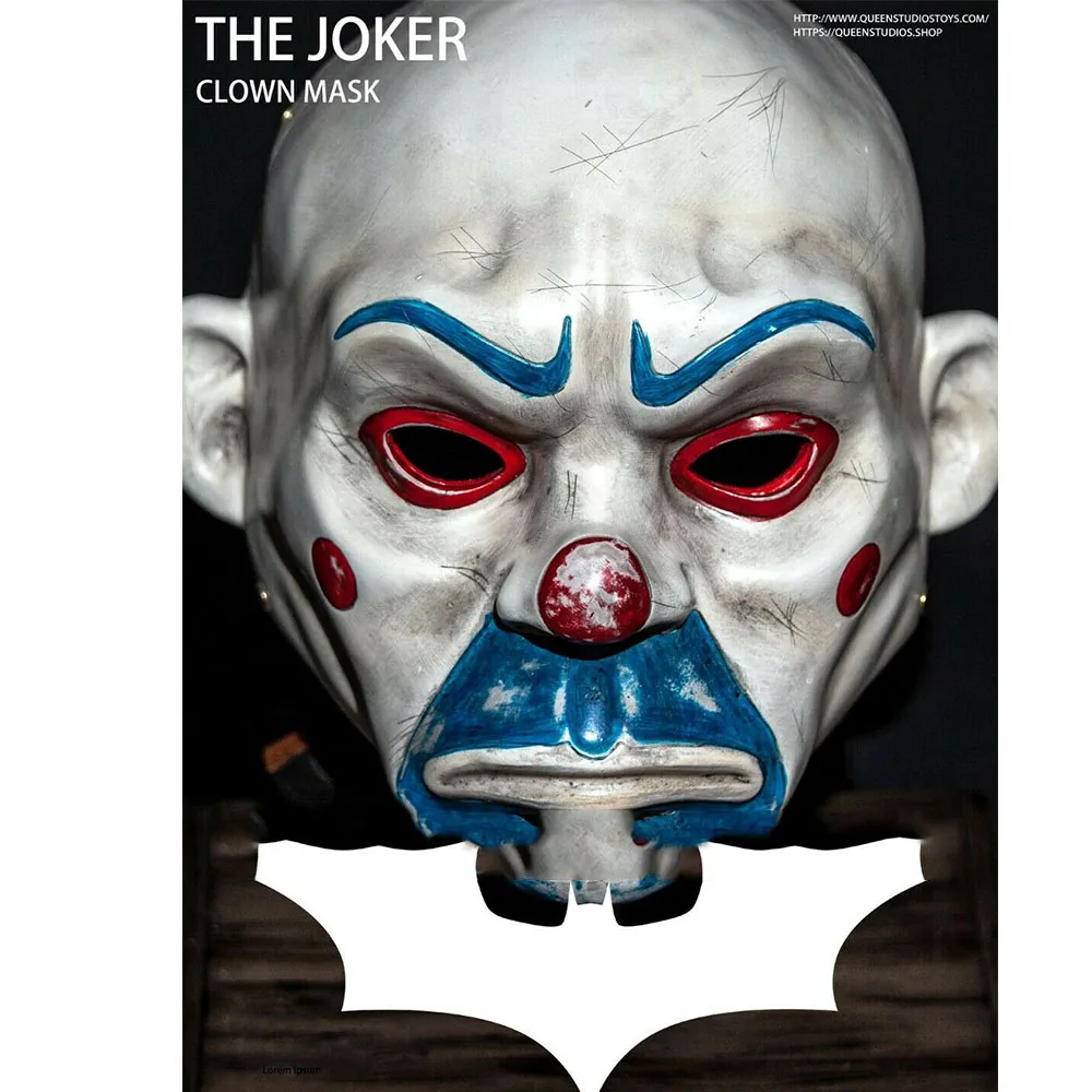 

1/1 Scale Cosplay Clown Mask White Grimace By Queen Studios