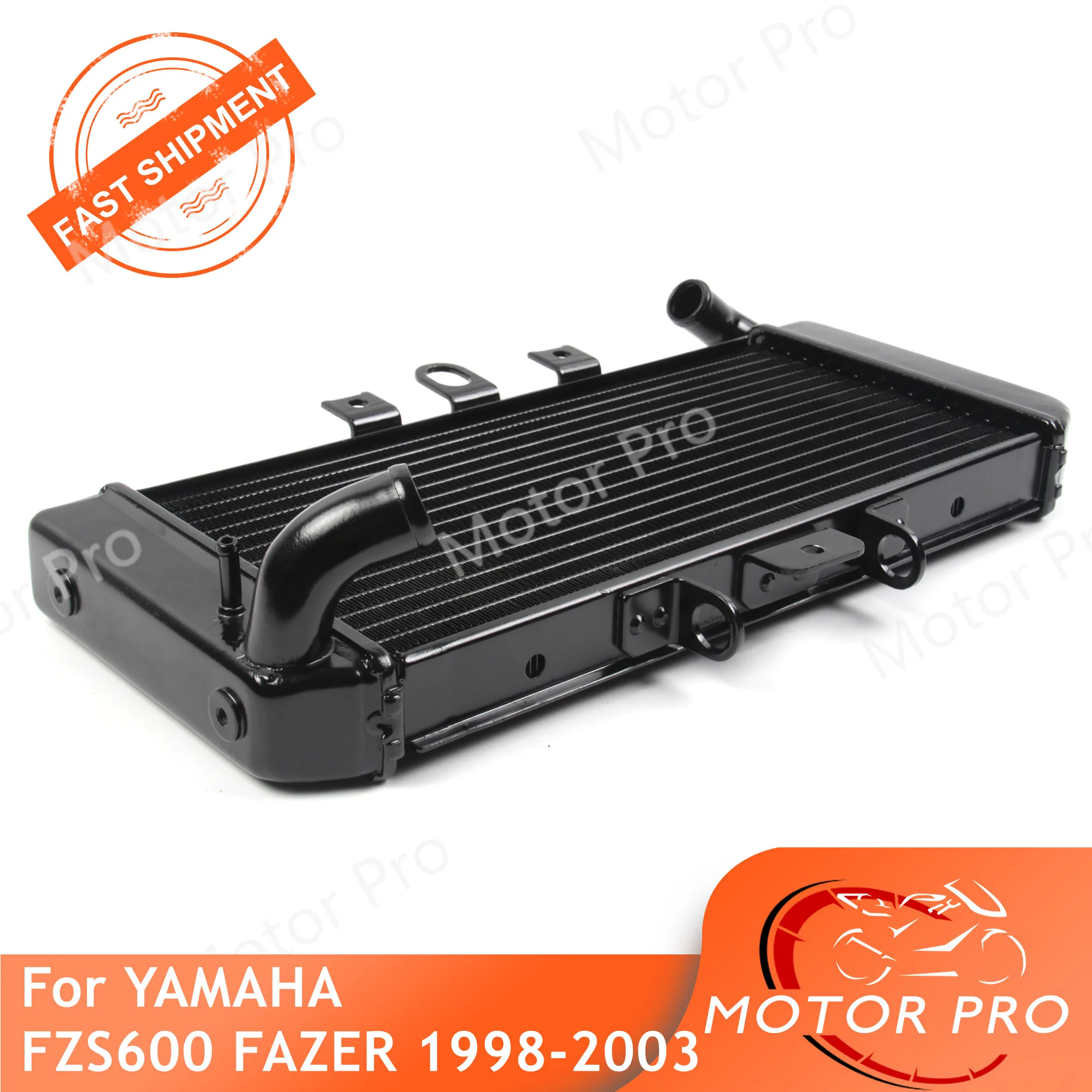 Радиатор для Yamaha FZS 600 Fazer 1998-2003 кулер охлаждения мотоцикла Сменные аксессуары FZS600