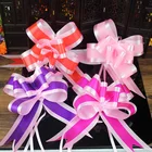 Ленты с цветочным рисунком для свадьбы, дня рождения, 10 шт., украшение рождественских подарков