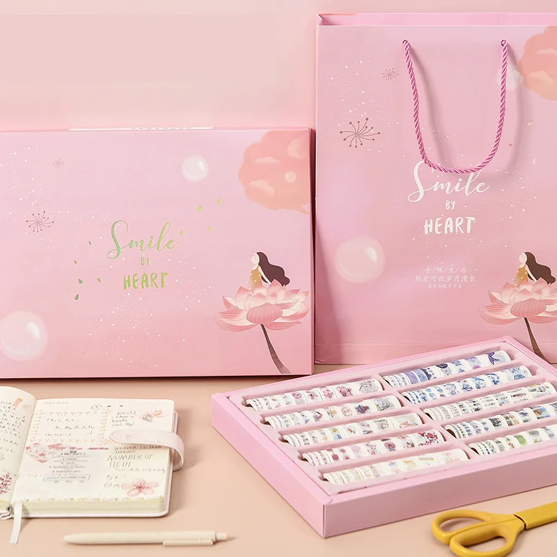 100 шт. Стиль малярный набор декоративного скотча Васи Подарочная коробка Kawaii