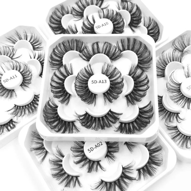 

5 Pairs Natural False Eyelashes Lashes Long Makeup Cilios Postiço 3d Mink Lashes Eyelash Extension Mink Eyelashes for Beauty