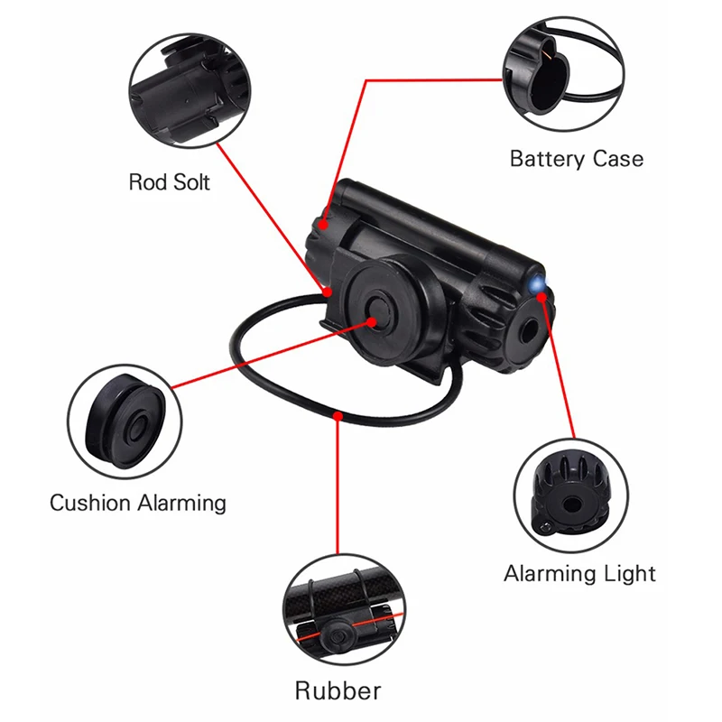 Fishing Alarm Professional Alerts Bite Audio and Visual For Rod Fish Line Tackle Tools | Спорт и развлечения