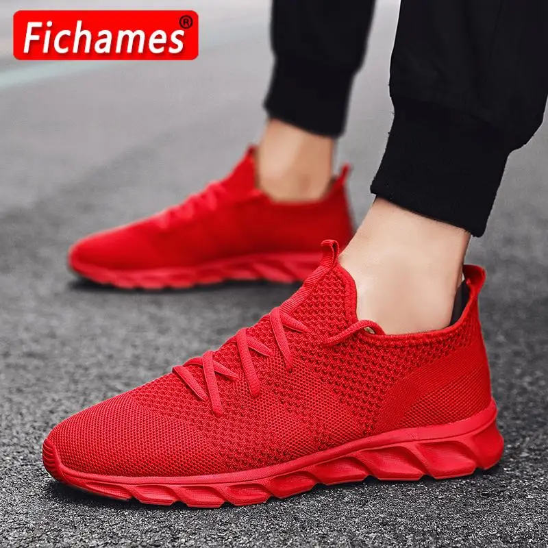 Кроссовки мужские сетчатые дышащие светильник модная повседневная прогулочная