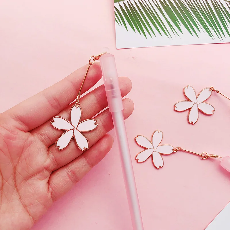 1 шт кавайные гелевые ручки с подвесными декоративными ручками для школьных