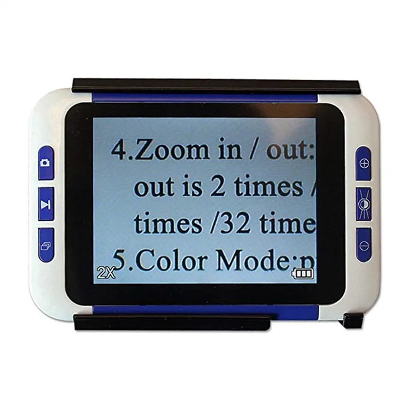 

2-32X 3.5" Color LCD lupa Electronic Reading Digital Magnifier Low Vision for Reading Aid loupe electronique vergrootglas