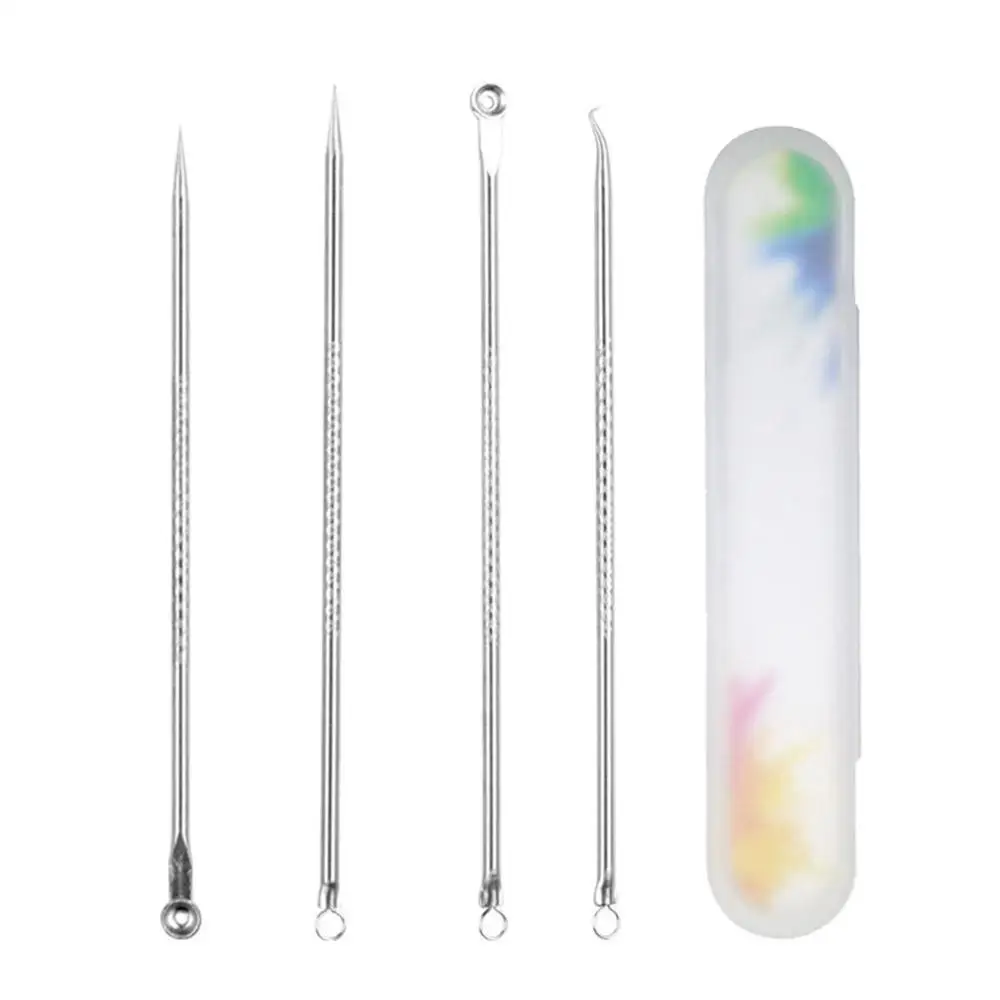 4 шт./компл. для удаления угрей акне иглы прыщей точечный инструмент камедонов