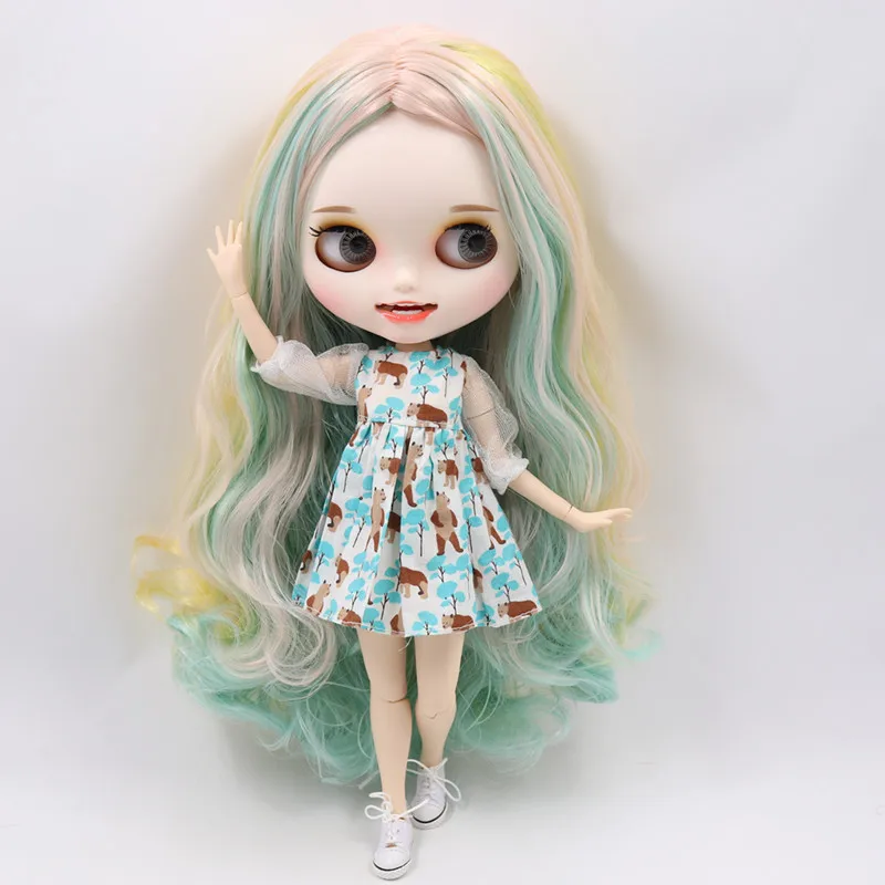 Кукла Blyth ICY DBS с резными губами и открытым ртом матовая индивидуальным лицом