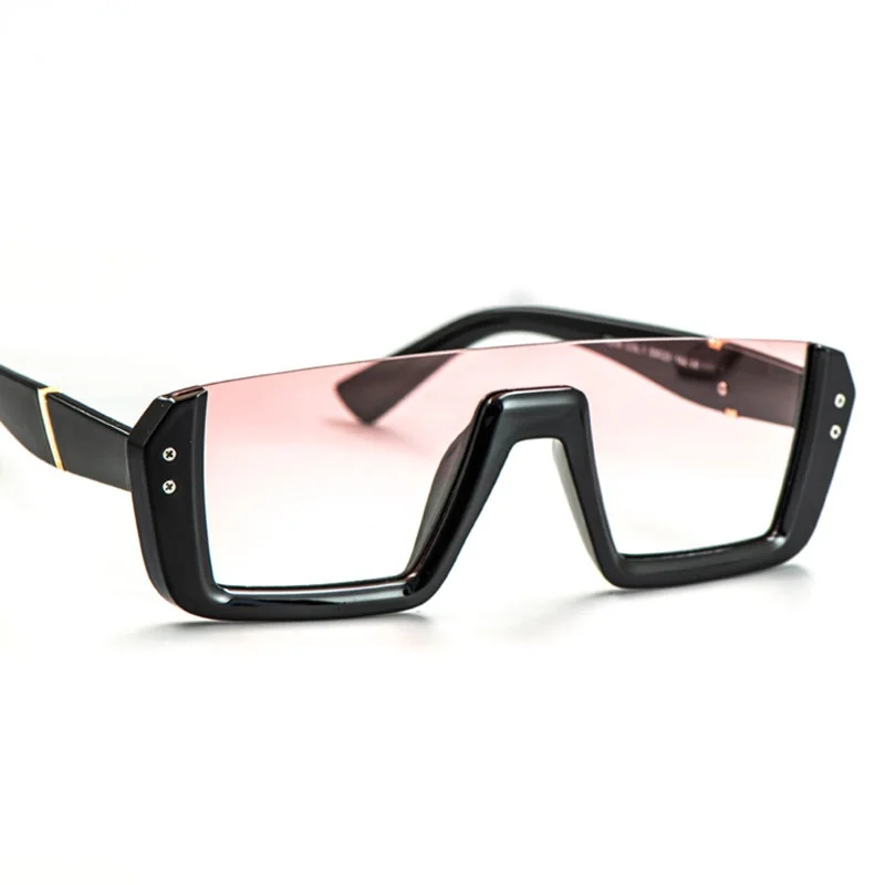 

Новинка 2021, модные популярные стильные роскошные солнцезащитные очки с полуободковой оправой для мужчин и женщин, модные затемненные очки ...