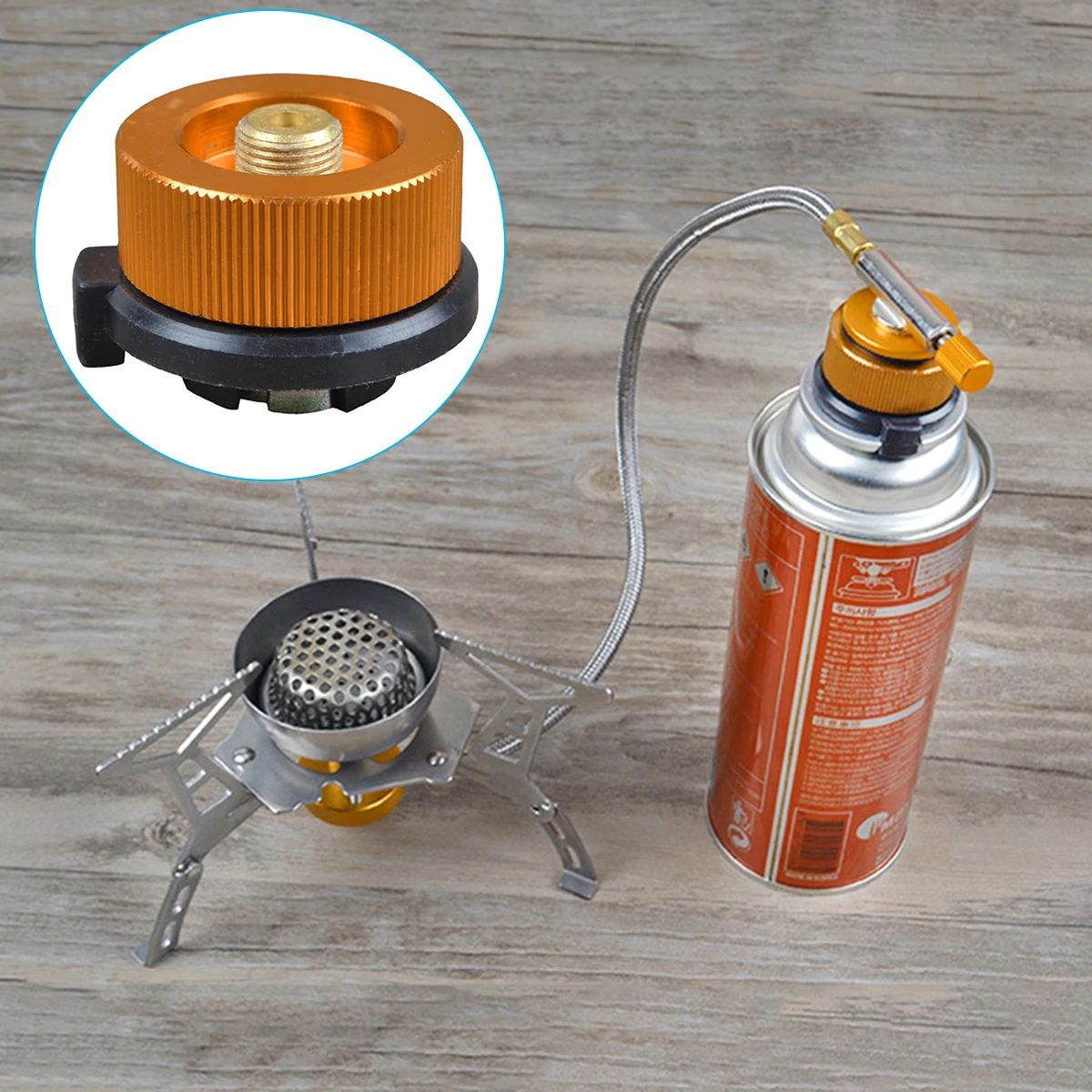 Новый наружный походный переходник для газовой плиты Сплит-Тип конвертер печи