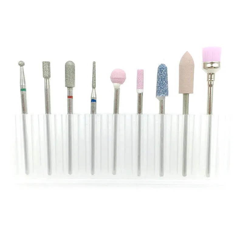 1 набор сверл для ногтей пилка электрические роторные заусенцы полировка