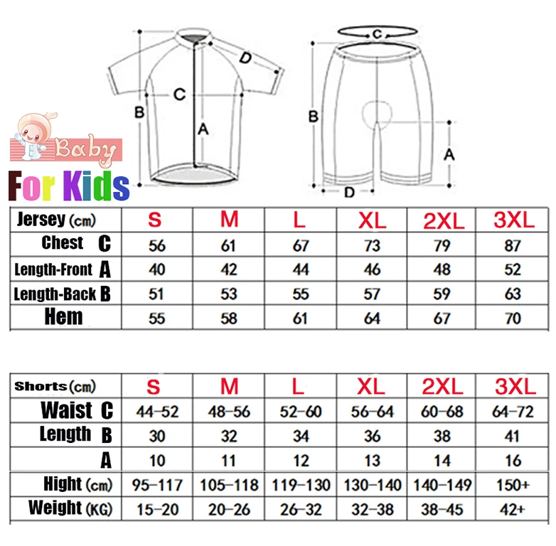 

Pro 2021 Children Cycling Pink Clothing Gel Padded Bicycle Breathable Road Jerseys Cycling Jersey Girl Long Sleeves Suit