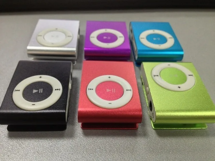 Портативный мини Mp3 музыкальный клип плеер MP3 плеер Поддержка Micro TF слот для карт USB яркие цвета зеркальный Спортивный MP3 плеер
