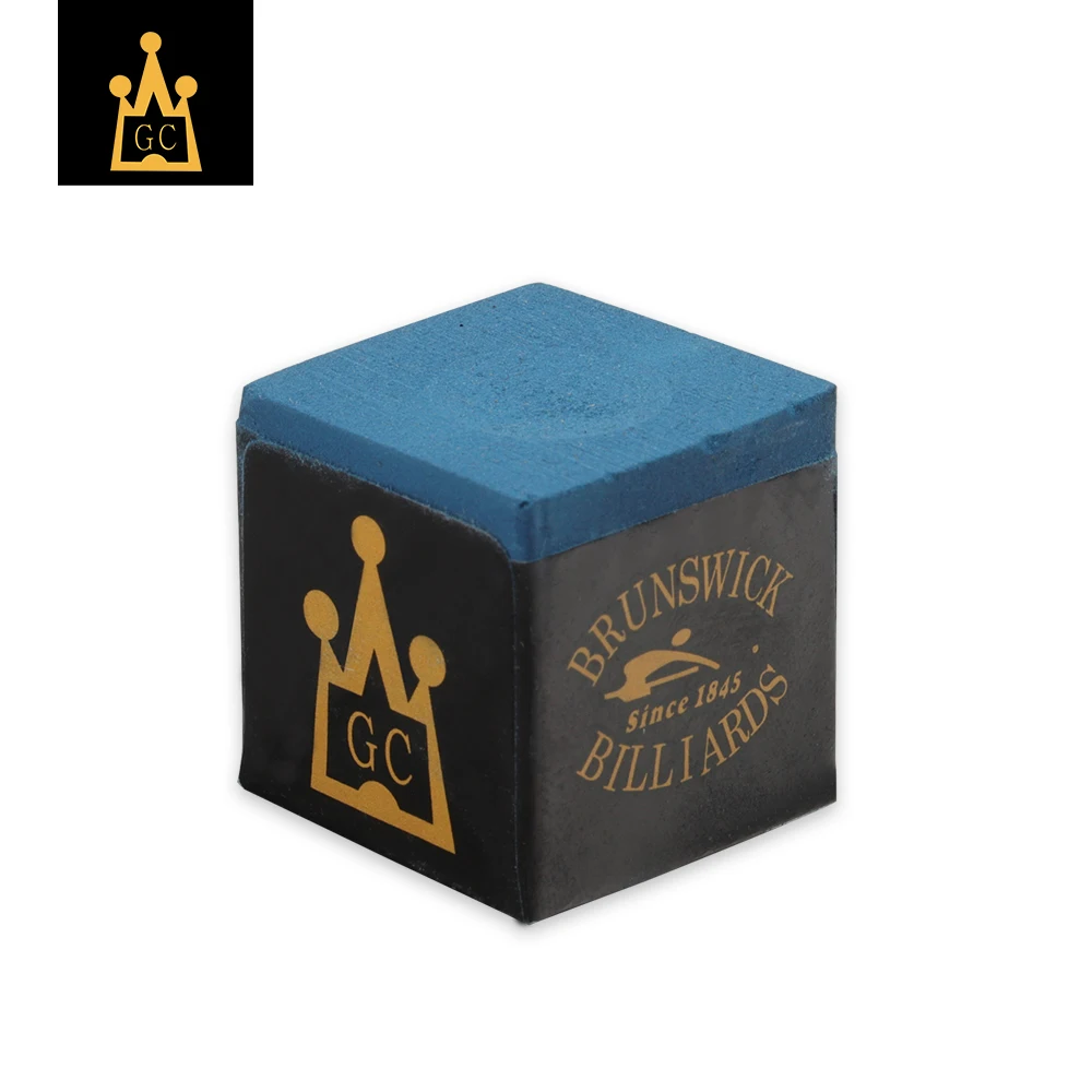 BRUNSWICK мел в Box12 шт Синий бильярдный для бильярда Мел бильярдным кием рентабельный