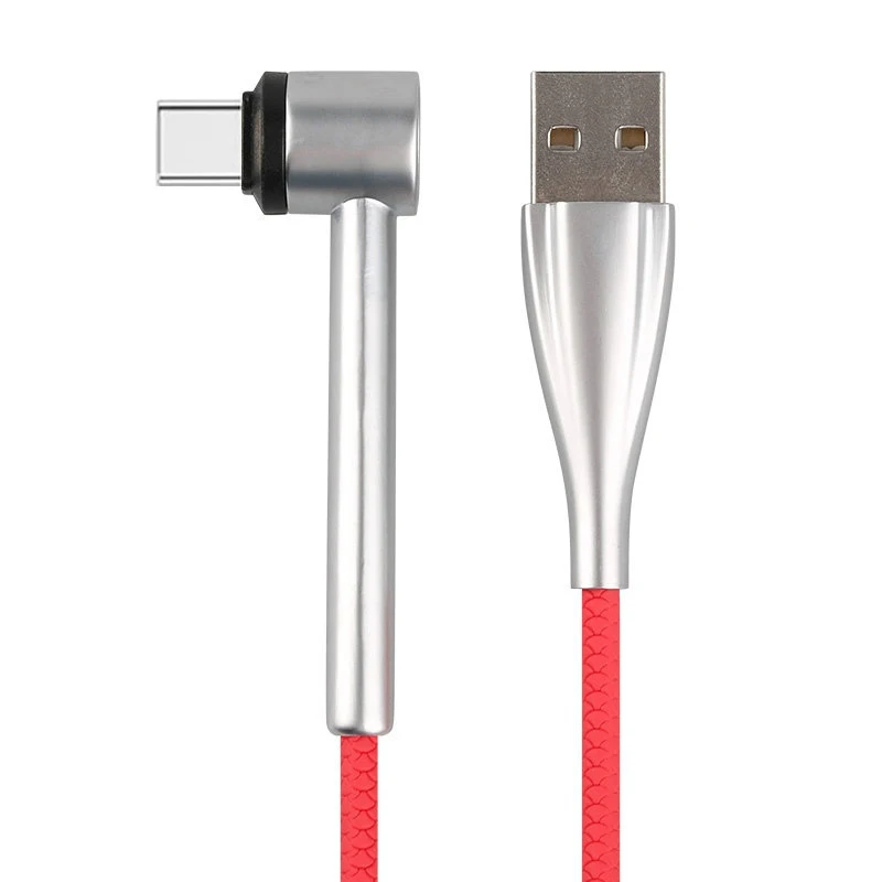 Кабель NATTHSWE 90 градусов типа C для быстрой зарядки USB C кабель 3,1 для игр LeEco Le Pro3 LG htc L shape Tipo C кабель для передачи данных 3A
