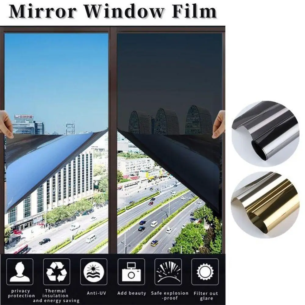 

Защитная пленка для окон для конфиденциальности, изоляционная пленка для защиты от солнца, контроль тепла, взрыва стекла для спальни, балко...