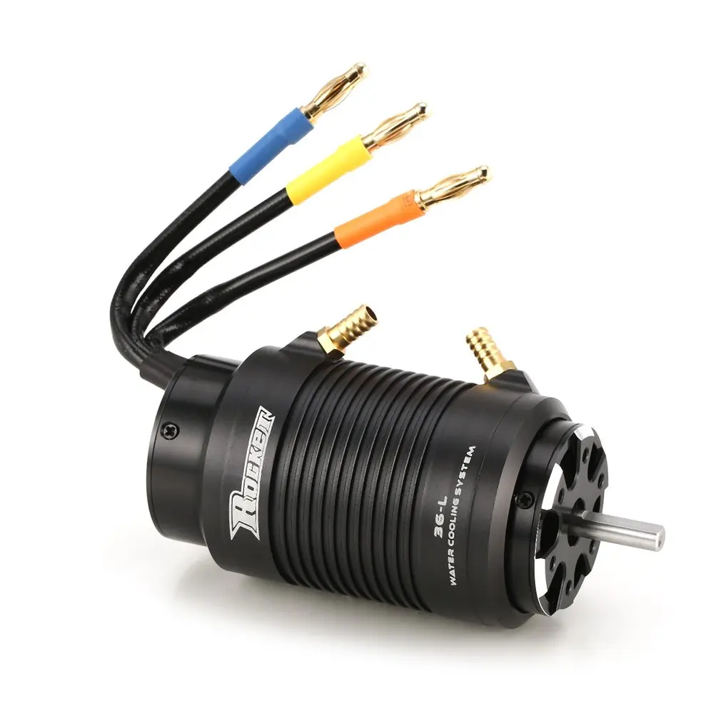 

1pcs Original 3680 1500KV Brushless Motor With 36-L Water Cooling Jacket Combo Set For 800-1000mm RC Boat Model Parts