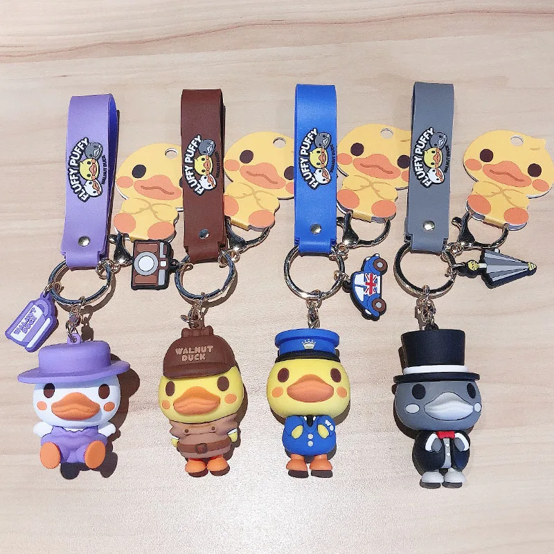 

Брелок для ключей, с изображением грецкого ореха, утки