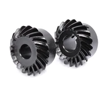 1pairslot 11 2m 25teeths od52 4mm inner hole14 25mm keyway5mm carbon steel spiral bevel gear screw holem5
