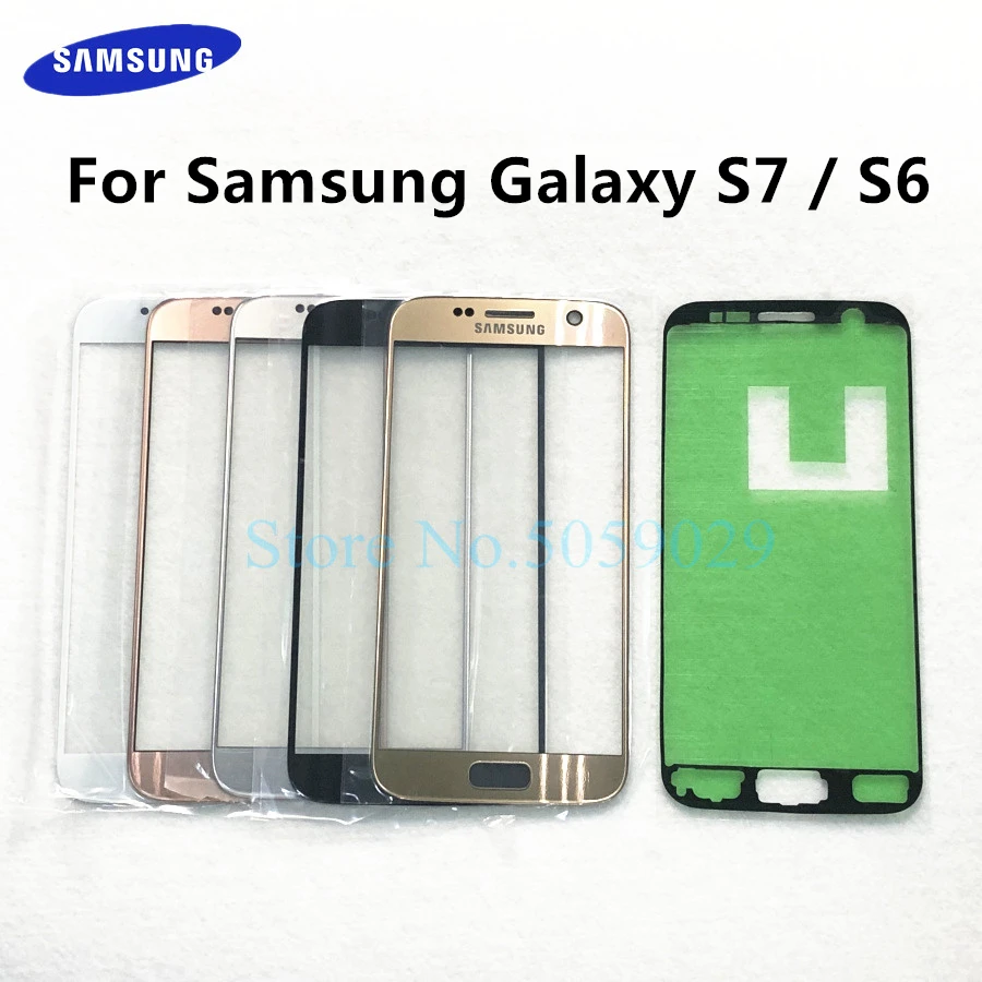 Для Samsung Galaxy S7 G930 SM G930F G930FD S6 G920 G920F ЖК дисплей внешняя Сенсорная панель экран