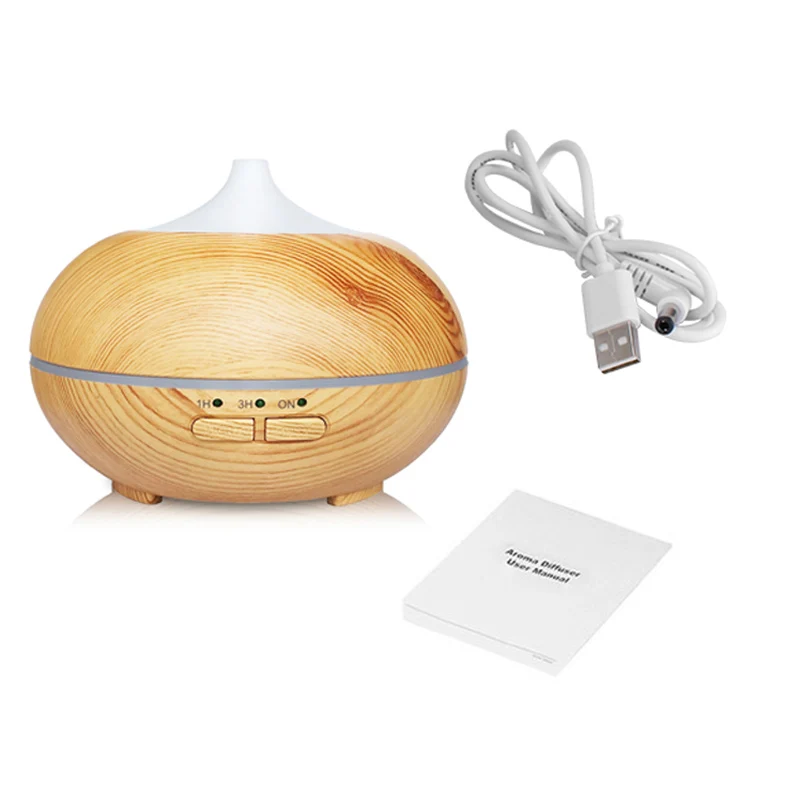 

KBAYBO USB Aroma Humidifier ESSential Oil Diffuser Ultrasonic Cool Mist Humidifier Air Purifier 7 Color Change LED Night light