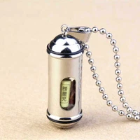 looker women men glass collect sand flower open bottle memorial pendant necklace cremation urn stainless steel jewelry