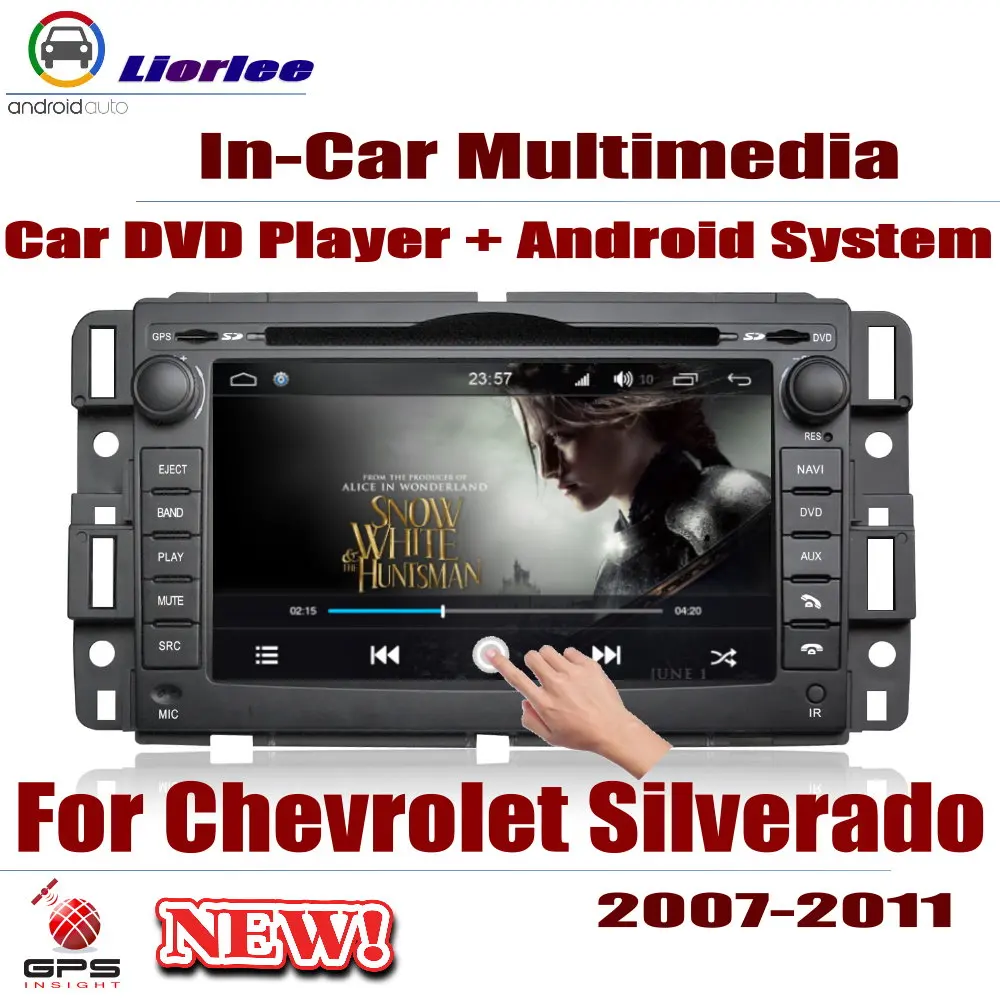 For Chevrolet Silverado 2007-2011 Car Radio DVD GPS Player Navigation Android HD Displayer System Audio Video Stereo