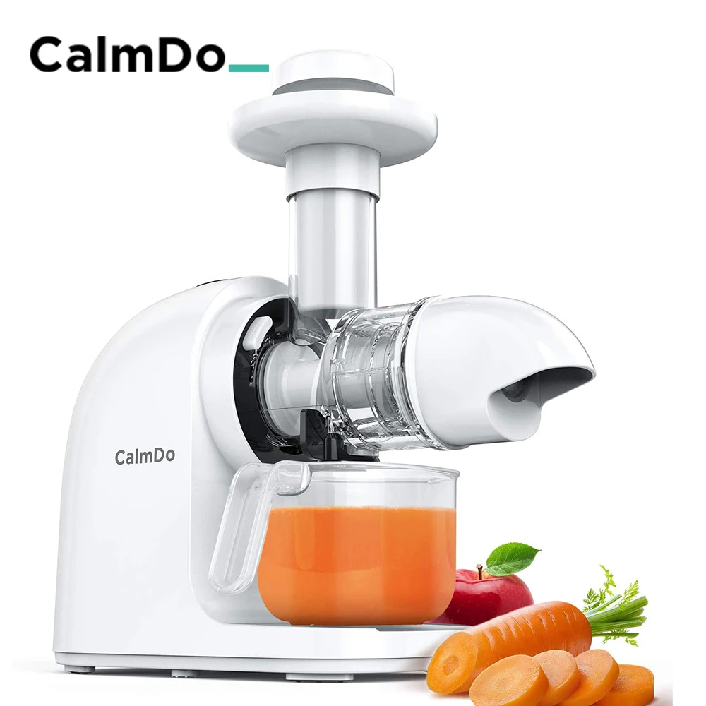 

Медленная пластицирующая соковыжималка CalmDo, холодный пресс, высокая производительность, 9 сегментов, спираль, 2 скоростных режима, соковыжи...