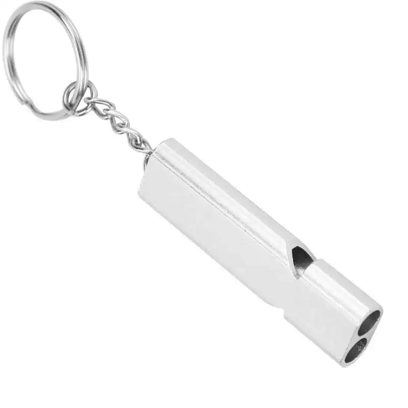 

Outdoor Whistle DualTube Whistle Double Tubes Whistle Survival Keychain Whistle for Mountaineering for Hiking for Camping for