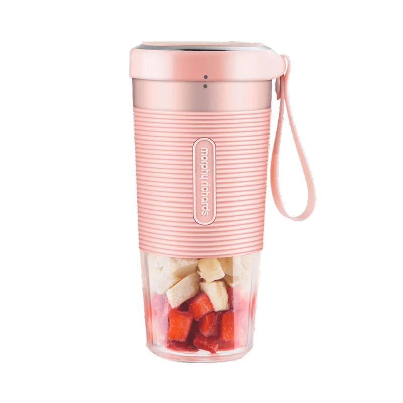 Pink XIAOMI MIJIA Morphy фруктовая чашка, маленький портативный блендер, электрическая кухонная соковыжималка, миксер, Кухонный комбайн, 300 мл, зарядка, 40 секунд, быстрая - Цвет: Pink