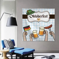 oktoberfest munich beer festival hanging banner atmosphere decorative background cloth