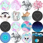 Металлическая пластина Автомобильный держатель для телефона на магните магнитный диск автомобильное крепление магнит железные листы розетка для мобильного телефона Подставка держатель для телефона