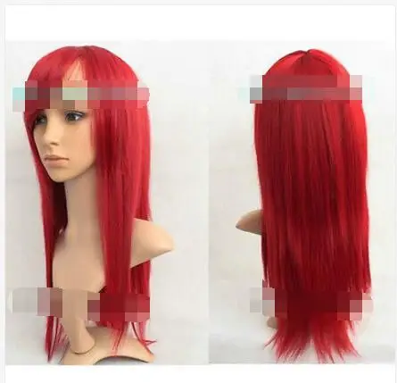 Hot heat resistant Party hair&gt&gt&gtNew Long Dark Red Fashion Cosplay Wig/Hair 60cm | Тематическая одежда и униформа