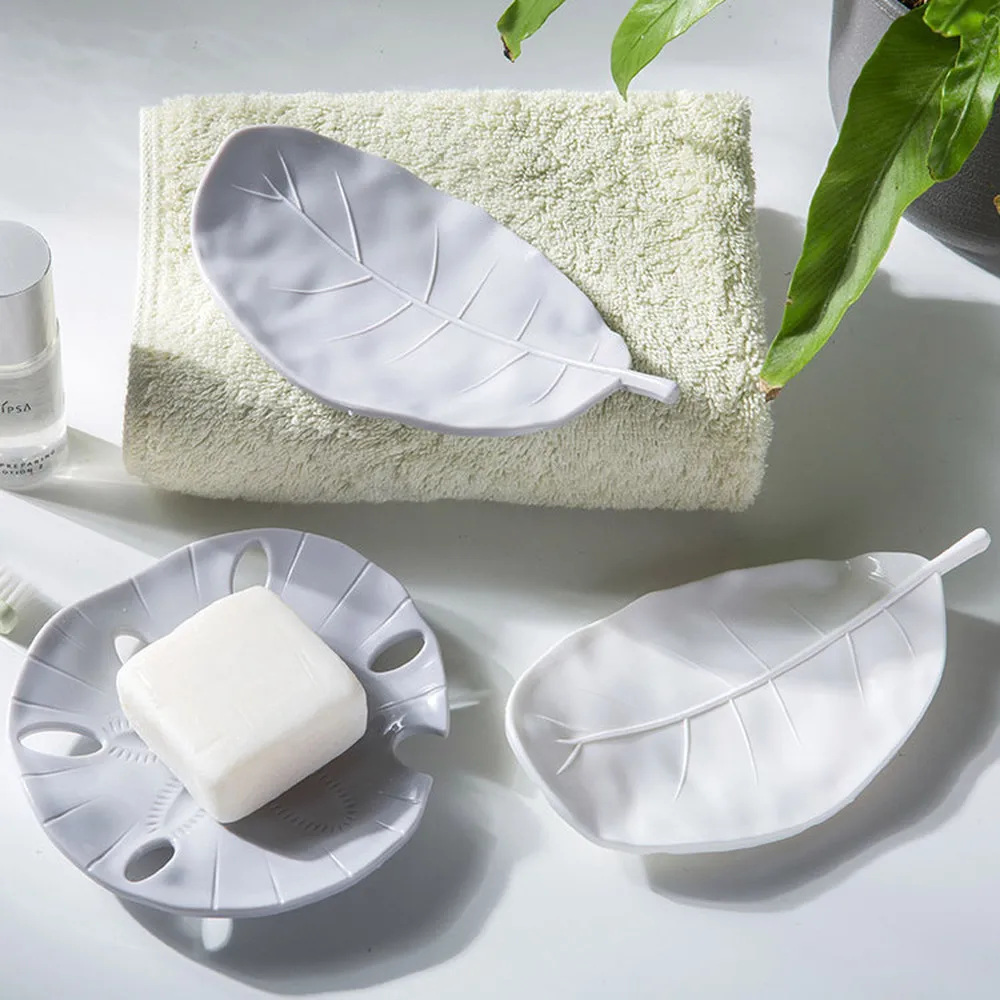 Portable Soap Dishes Creative Soap Box Portable Outdoor Travel Soap Dish Bathroom Soap Holder Case Bathroom Supplies White Grey