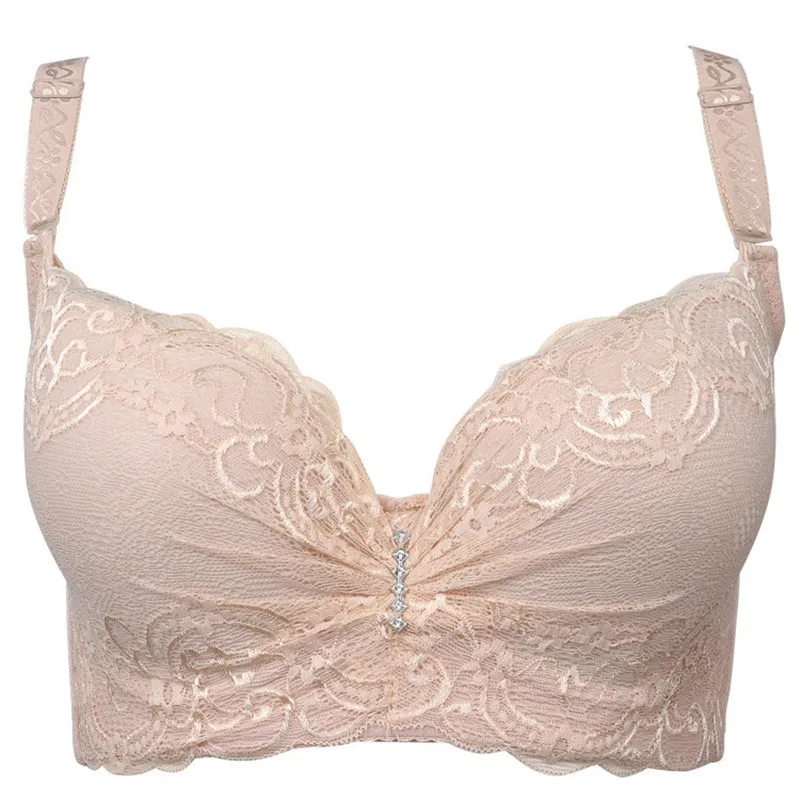 

Best selling explosions with steel ring lingerie sexy lace thin section adjustment type large size bra comfortable underwear