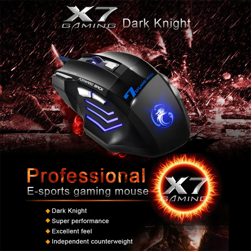 gaming mouse computer ergonomic mouse wired game mice 5500 dpi silent gamer mouse optical backlight pc mause 7 button for laptop free global shipping